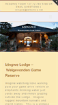 Mobile Screenshot of izingwelodge.com